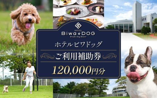ホテル ビワドッグ ご利用補助券 120,000円分 利用券 レストラン 観光 ドッグラン 犬 愛犬 ペット 宿泊券 ペットと泊まれる 宿 旅行 お食事券 ランチ ディナー 商品券 愛犬同伴 高級ホテル ペットと泊まる 家族旅行 リゾート レイクビュー 自然 琵琶湖 滋賀 彦根