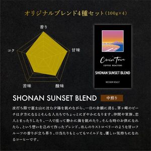 コーヒー豆 ブレンド 4種 100g×4 飲み比べ コーヒー豆