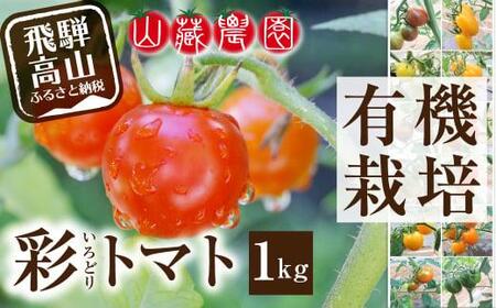 【2026年夏】飛騨高山産 有機栽培 トマト「彩り トマト」 1kg |  JC007