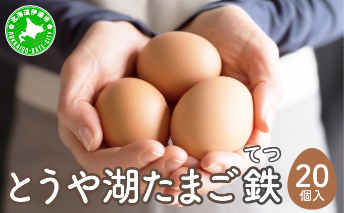 北海道 伊達市 とうや湖 卵 鉄  20個 入り たまご