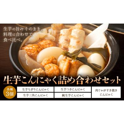 ふるさと納税 東員町 生芋こんにゃく 詰め合わせ セット 計15個 水谷蒟蒻店《30日以内に出荷予定(土日祝除く)》蒟蒻