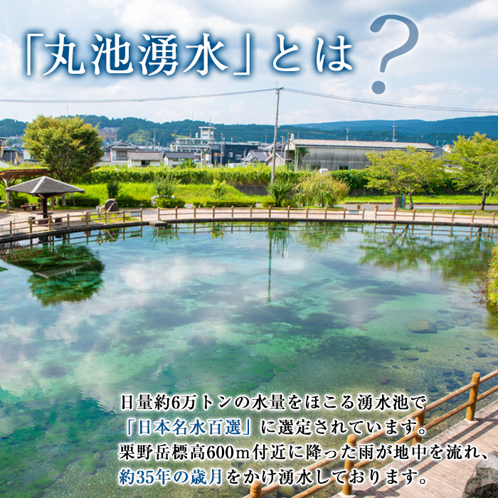 y148 日本名水百選の天然水「丸池湧水」ペットボトル(500ml×40本・計20L) 国産 九州産 鹿児島県産 水 みず 飲料水 名水 湧き水 湧水 500ml 常温 常温保存 ミネラルウォーター 