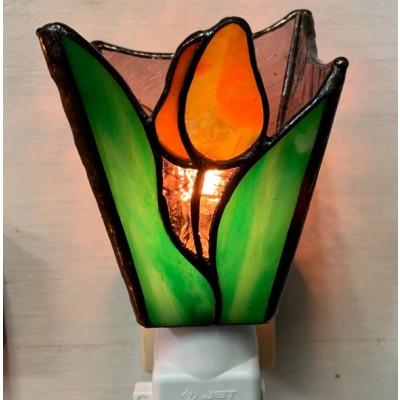 ふるさと納税 大村市 おやすみランプ【チューリップ オレンジ】5W電球付き |  | 02