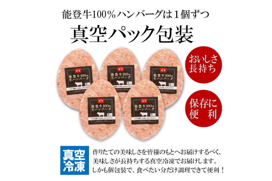 てらおか風舎の特選能登牛100%ハンバーグ 120g×5個 [てらおか風舎（寺岡畜産） 石川県 志賀町 AA4199] 肉 能登牛 ハンバーグ 5個 デミグラスソース付き 化粧箱入り