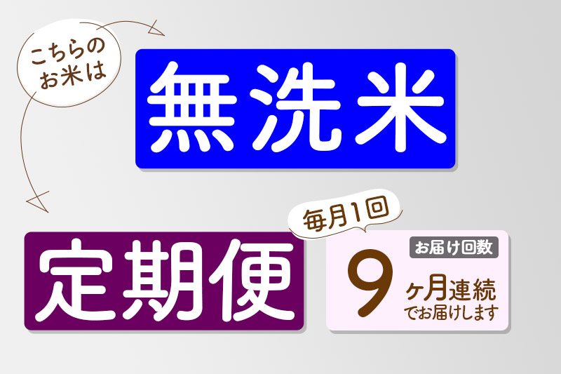 【無洗米】＜令和7年産 新米予約＞《定期便9ヶ月》秋田県産 あきたこまち 30kg (5kg×6袋) ×9回 30キロ お米  新米