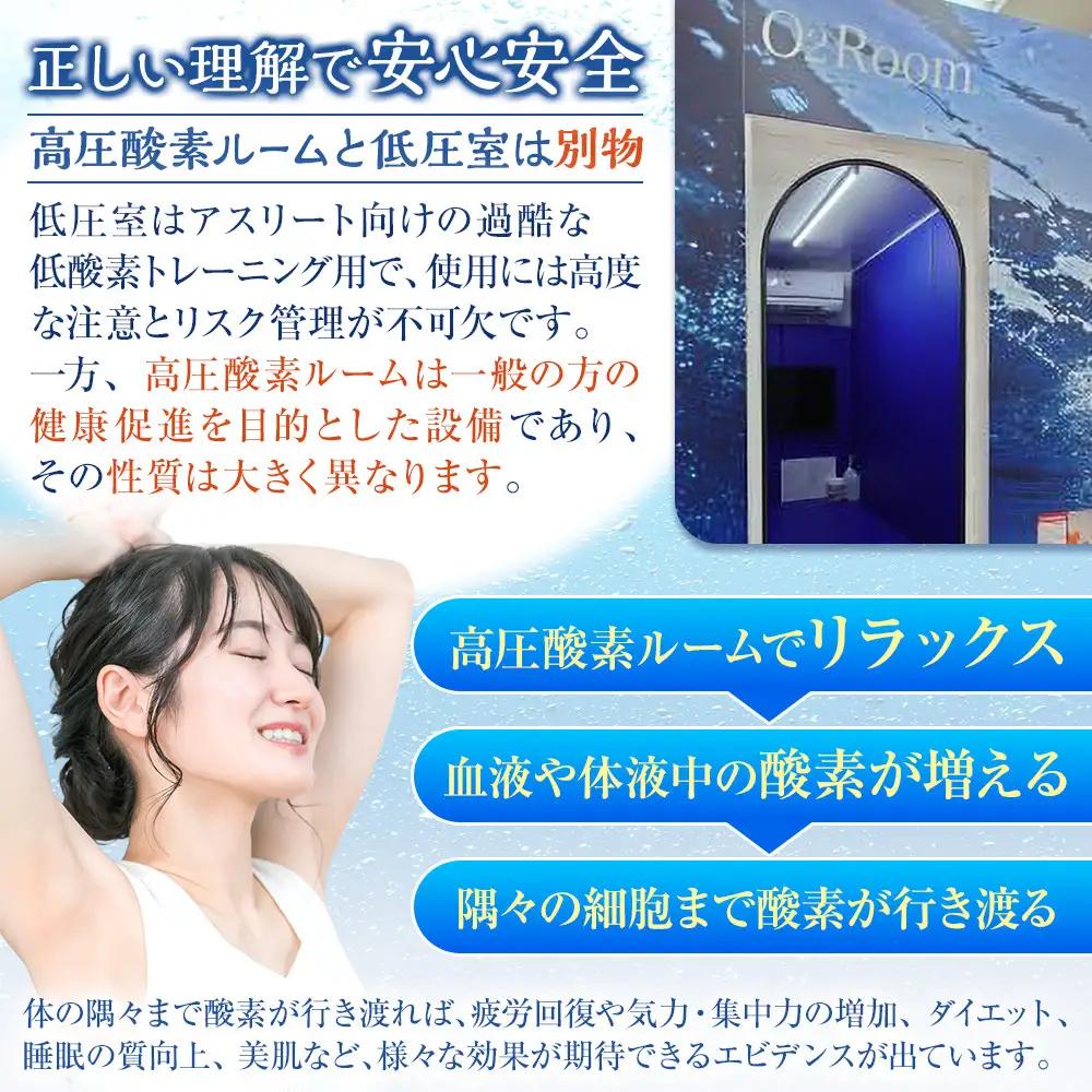 「健康寿命を延伸する」酸素ルーム貸切利用券1名様 | 湯河原町 酸素 個室 リラクゼーション リフレッシュ