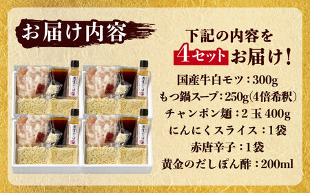 【厳選国産牛】博多もつ鍋 醤油味パーティーセット8~12人前[BGAI027] 鍋 大容量