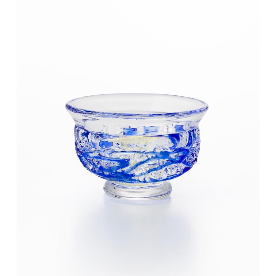 ＜津軽びいどろ＞盃12か月コレクション【3月】春雷