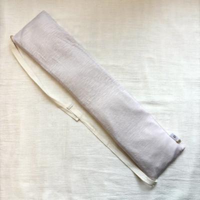 ふるさと納税 南魚沼市 ao×accos【首肩用】米ぬか玄米カイロ(よもぎ入り)なめらか点天竺　素色　1個 |  | 02