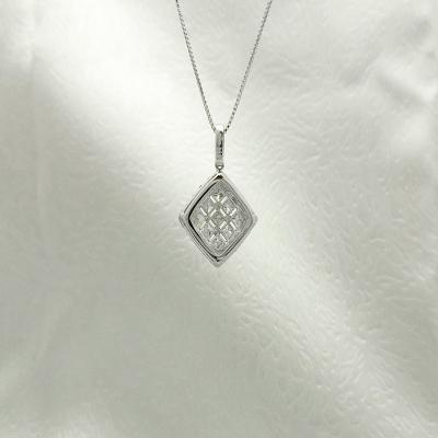 ふるさと納税 甲府市 甲府市発 プラチナ ダイヤモンド ペンダント PT900 1.00ct [PP-3034] |  | 02