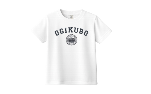 荻窪カレッジキッズTシャツ 1枚 （ ホワイト ） 子供 シャツ 服 プリントシャツ イラストシャツ ファッション オシャレ メンズ レディース 男性 女性 アパレル 半袖 衣類 カジュアル
