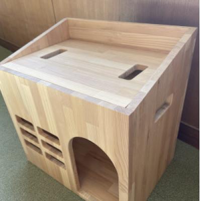 ふるさと納税 愛西市 ペット用　木製ハウス(小)(組立不要) |  | 02