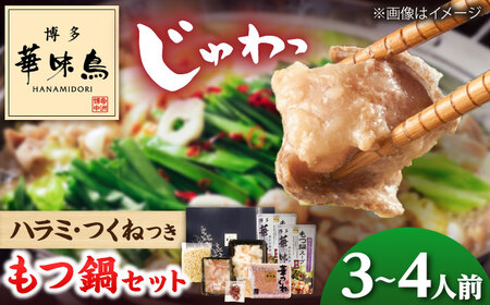 華味鳥 もつ鍋セット 醤油味（M-A1）[BGAD035]華味鳥 もつ鍋