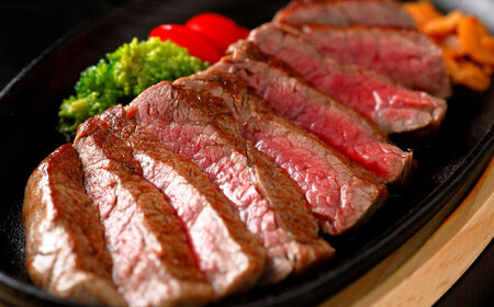 【数量限定】【GI認証】くまもとあか牛ランプステーキ 約150g×3枚 / 菊陽町 あかうし 熊本県 肉 にく niku ブランド 旨み 【有限会社 三協畜産】[BHAS018]