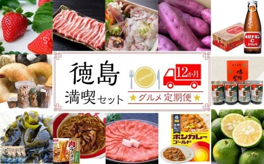 
            ★レビューキャンペーン対象★徳島満喫セット グルメ定期便（12ヶ月お届け）
          