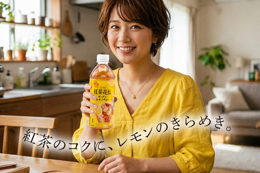 【沖縄限定販売！】紅茶花伝ガーデンレモンティー2L×6本