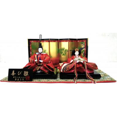 ふるさと納税 小野市 雛人形　京芥子親王「揚羽蝶」オリジナル金襴敷　No.K-610