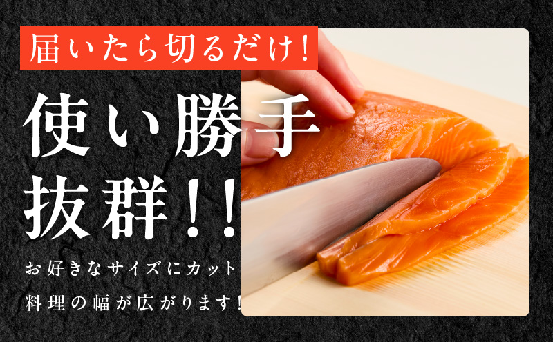 【訳あり】生食用 シルバーサーモン 1kg ポーション【小分け 2-4柵 サイズ不揃い 銀鮭 刺身用 お刺身 魚介 海鮮】 010B1620