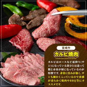 宮崎牛 カルビ焼肉(計2kg・500g×4P) BBQ 牛肉 肉 ブランド牛  冷凍 国産 精肉 お取り寄せ 黒毛和牛 宮崎県 【LJ012】【レグセントジョイラー株式会社】