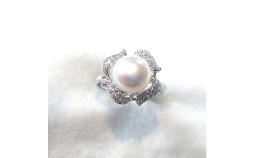 1918 リング・ピンウィール（淡水本真珠・ボタン）SV製　リング 真珠の指輪 ファッションリング シルバー製リング 淡水真珠 母の日プレゼント 結婚記念日ギフト 自分へのご褒美 カジュアルアクセサリー フリーサイズ クリスマスプレゼント ゴージャスリング かわいい風車