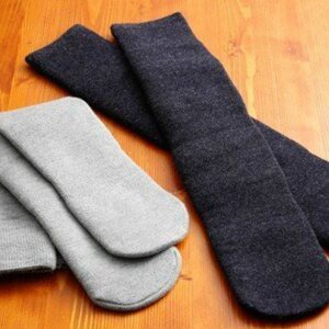 もちはだハイソックス【2足組】(グレー・コン)《 日用品 靴下 くつ下 ハイソックス セット 2足組 》【2403T02101_01】