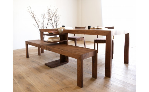 CARAMELLA  Bench wood 168　walnut