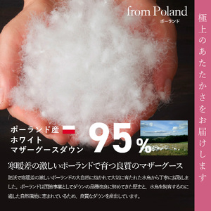  布団 本掛け羽毛布団 ベビーサイズ 専用カバー付き 