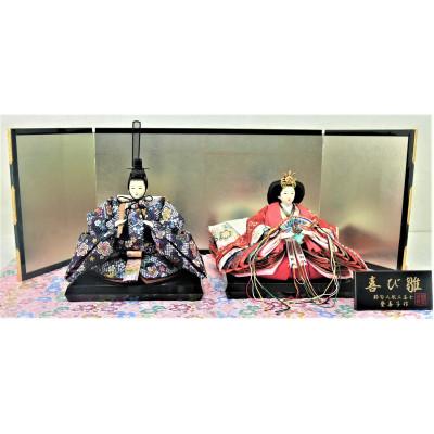 ふるさと納税 小野市 雛人形　京十番親王「花みずき」オリジナル金襴敷　No.10-018