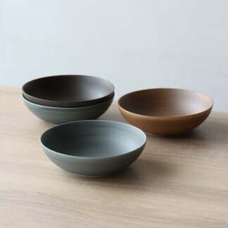 有田焼 Koselig-arita mediumbowl ４色セット 山忠 器　食器 14cm ボウル 北欧 サラダ スープ モダン シンプル おしゃれ 可愛い A30-266_イメージ3