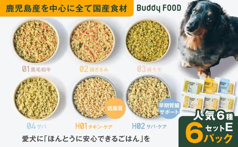 Buddy FOOD 人気6種 セットE K390-001_21 国産 魚 肉 ペットフード