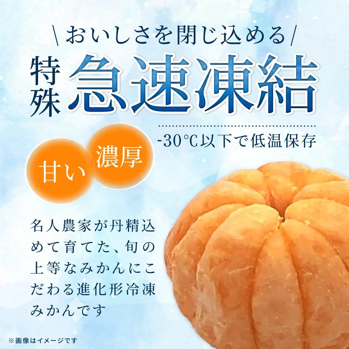 【真穴産】冷凍みかん　えひめのアイスみかん　10袋詰め【C82-3】【配送不可地域：離島】【1626299】 YWTAT002