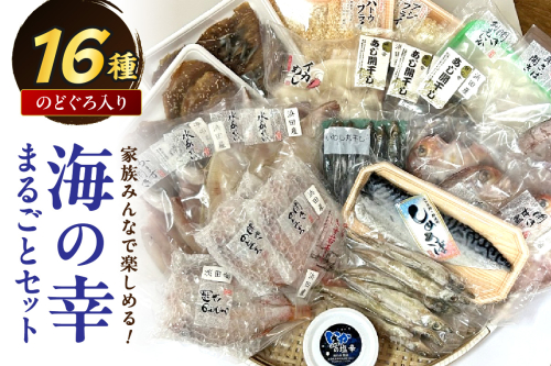 【家族みんなで楽しめる！】海の幸まるごとセット（のどぐろ入り16種） 【025_0443】