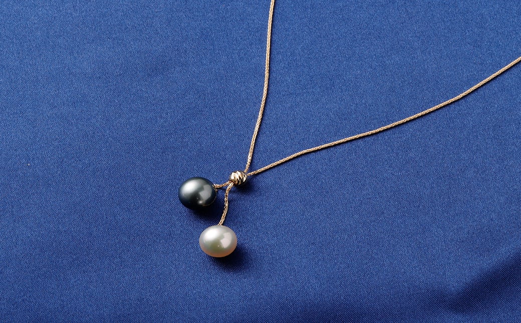 K18タヒチ南洋ゴールデンスライド付き 55cm