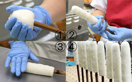 65P1751　手造りきりたんぽ鍋セット・みそつけたんぽ