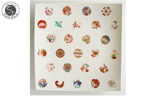 
                  ARITA PORCELAIN LAB (アリタポーセリンラボ) ASTEROID (アステロイド) 正方皿(特大) 有田焼 モダン 角皿 大皿 おめでたい 正月 おせち A75-79
                