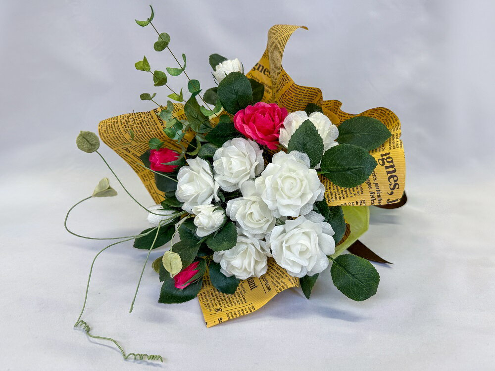 【ふるさと納税】【数量限定】「まゆ玉から生まれる花　まゆ花（別名：シルクフラワー）」まゆ花ギフト　記念日のブーケ 　繭玉 まゆ玉 シルク アレンジメント 花 お花 インテリア 卓上 置物 飾り 雑貨 植物 ギフト 贈り物 村上市 新潟県 送料無料1004002