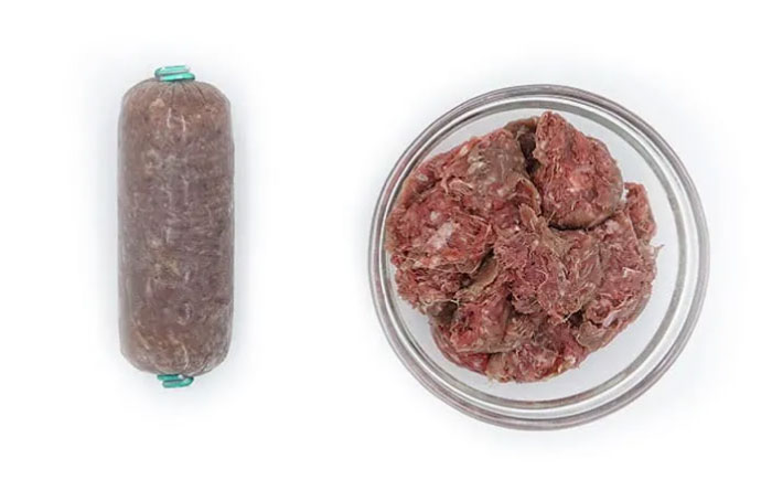 【犬猫用・ペット用】馬肉パーフェクトプラス　800g×1袋(80g×10本)　ペットフード　馬肉ペットフード　【ディアラ】 [AKGU001]