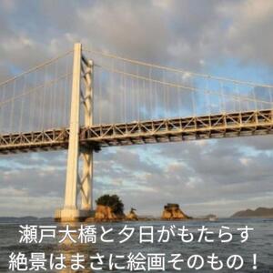【瀬戸大橋を一望できる】サンセットクルーズ1時間チケット