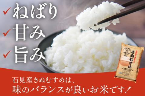 【令和6年産】石見産きぬむすめ5kg 白米 玄米 選択可 お取り寄せ 特産 お米 精米 ごはん ご飯 コメ 新生活 応援 準備 5キロ 【970】