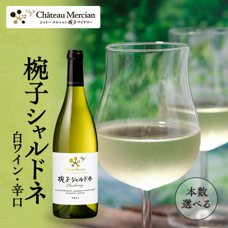 【ふるさと納税】ワイン 椀子シャルドネ 白ワイン 辛口 750ml 選べる 本数 お酒 酒 アルコール　お届け：30日以内に発送いたします