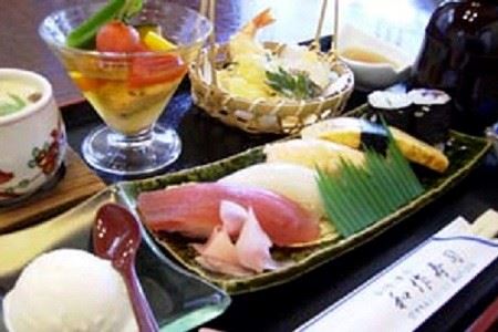 a12-085　焼津 和作寿司 お食事券 寿司 ランチセット 2名様分