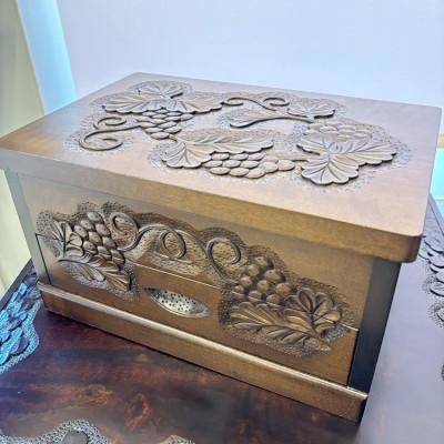 ふるさと納税 長野県 ジュエリーボックス葡萄(軽井沢彫)