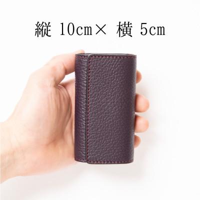 ふるさと納税 尼崎市 強力キーフック使用 4連キーケース[パープル] |  | 03