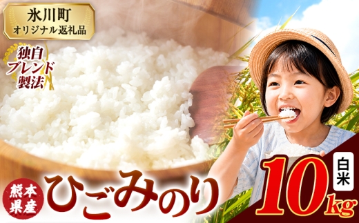 ひごみのり 白米 熊本県産 ブレンド米 10kg 熊本県産 ふるさと納税  精米 米 こめ ふるさとのうぜい コメ お米 おこめ《7-14日以内に出荷予定(土日祝除く)》