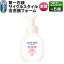 【ふるさと納税】第一石鹸 サイクルスタイル 泡洗顔フォーム本体 250ml×6個