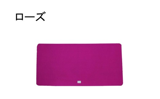 【選べるカラー】クロッツデスクマット｜C｜約 300×600×6.5mm ローズ_2820R-4