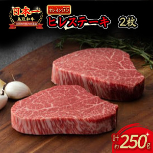 オレイン55 鳥取和牛 ヒレステーキ 250g ヒレ ステーキ