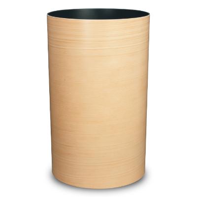 ふるさと納税 海南市 和歌山県海南市 木目塗り ダストBOX ひのき杢 ナチュラル L 13L 木目模様のおしゃれなゴミ箱