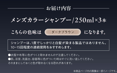 ダリヤ サロンドプロ メンズカラーシャンプー スカルプケア 3個セット【ダークブラウン】カラーシャンプー / 稲沢市 / 日興商事株式会社 [BMBK008-01]