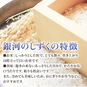 令和6年産 新米  銀河のしずく 5kg 【農薬節約栽培】せいぶ農産米 岩手 ブランド米 岩手県 北上市 C0541 国産 お米 こめ ライス ごはん ご飯 ふっくら 弁当 新米 炊きたて 白米
